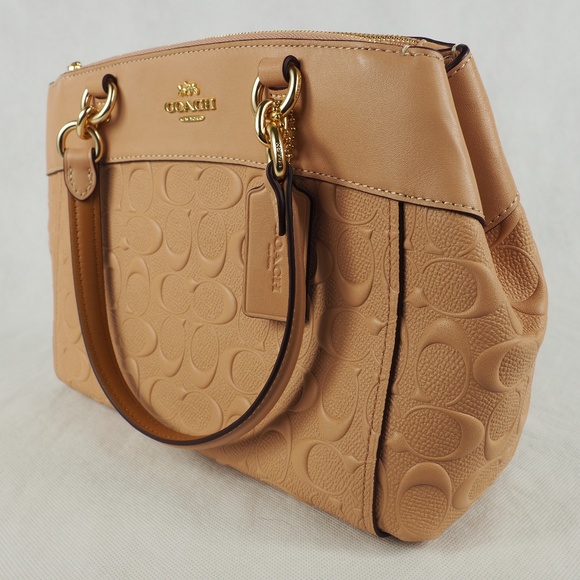 Coach Handbag Mini Brooke Carryall Nude Pink - Picture 4 of 8